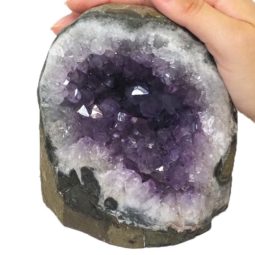1.42kg Amethyst Crystal Geode Specimen DJ526 7 Amethyst Crystal Geode Specimen DJ526-2 | Himalayan Salt Factory