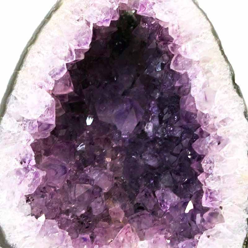 0.74kg Amethyst Crystal Geode Specimen Set 2 Pieces DJ222 5 Amethyst Crystal Geode Specimen J222-1 | Himalayan Salt Factory