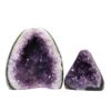 0.74kg Amethyst Crystal Geode Specimen Set 2 Pieces DJ222 1 Amethyst Crystal Geode Specimen J222 | Himalayan Salt Factory