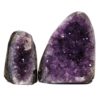 1.11kg Amethyst Crystal Geode Specimen Set 2 Pieces DJ223 2 Amethyst Crystal Geode Specimen J223 | Himalayan Salt Factory