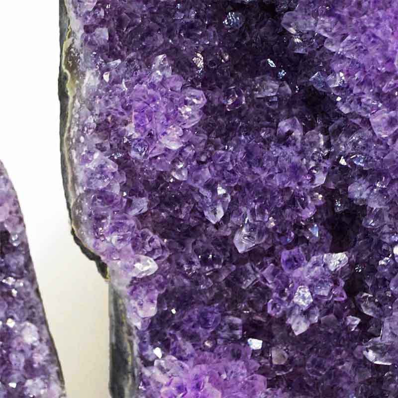 2.76kg Amethyst Crystal Geode Specimen Set 2 pieces DJ234 5 Amethyst Crystal Geode Specimen J234-1 | Himalayan Salt Factory