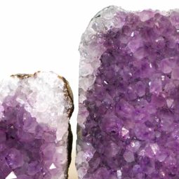 2.41kg Amethyst Crystal Geode Specimen Set 2 Pieces DS155 7 Amethyst Crystal Geode Specimen Set 2 Pieces DS155-1 | Himalayan Salt Factory
