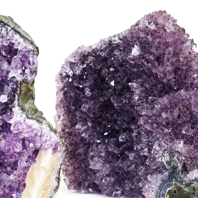 1.54kg Amethyst Crystal Geode Specimen Set 2 Pieces DS174 5 Amethyst Crystal Geode Specimen Set 2 Pieces DS174 | Himalayan Salt Factory