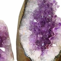 2.33kg Amethyst Crystal Geode Specimen Set 2 Pieces DS187 7 Amethyst Crystal Geode Specimen Set 2 Pieces DS187-1 | Himalayan Salt Factory