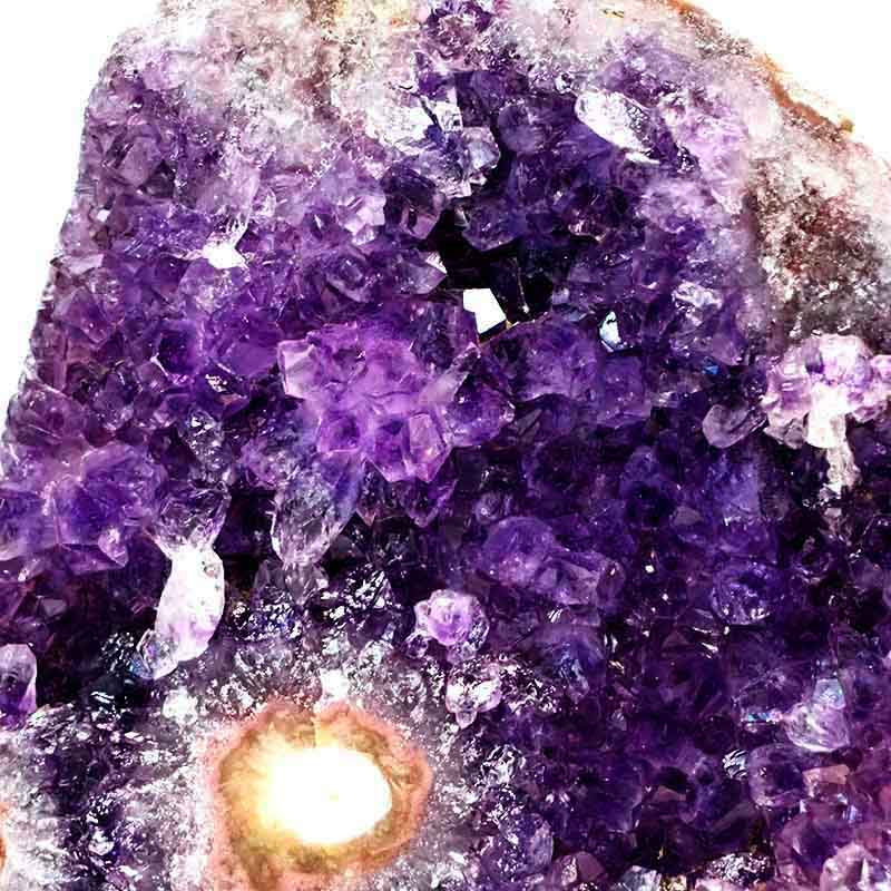 2.06kg Amethyst Crystal Geode Specimen Set 2 Pieces DS190 5 Amethyst Crystal Geode Specimen Set 2 Pieces DS190-2 | Himalayan Salt Factory