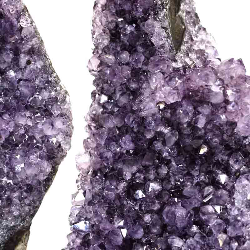 1.72kg Amethyst Crystal Geode Specimen Set 2 Pieces DS191 5 Amethyst Crystal Geode Specimen Set 2 Pieces DS191-2 | Himalayan Salt Factory