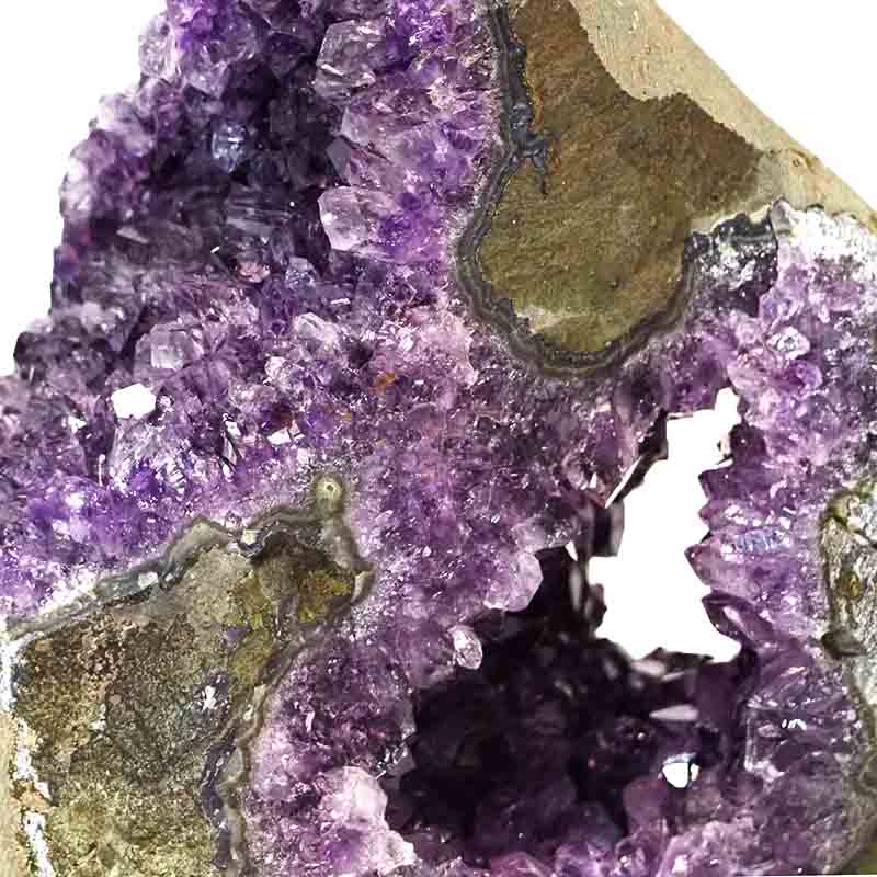 1.8kg Amethyst Crystal Geode Specimen Set 2 Pieces DS192 5 Amethyst Crystal Geode Specimen Set 2 Pieces DS192-2 | Himalayan Salt Factory