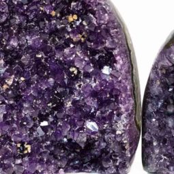 1.5kg Amethyst Crystal Geode Specimen Set 2 Pieces DS197 7 Amethyst Crystal Geode Specimen Set 2 Pieces DS197-2 | Himalayan Salt Factory