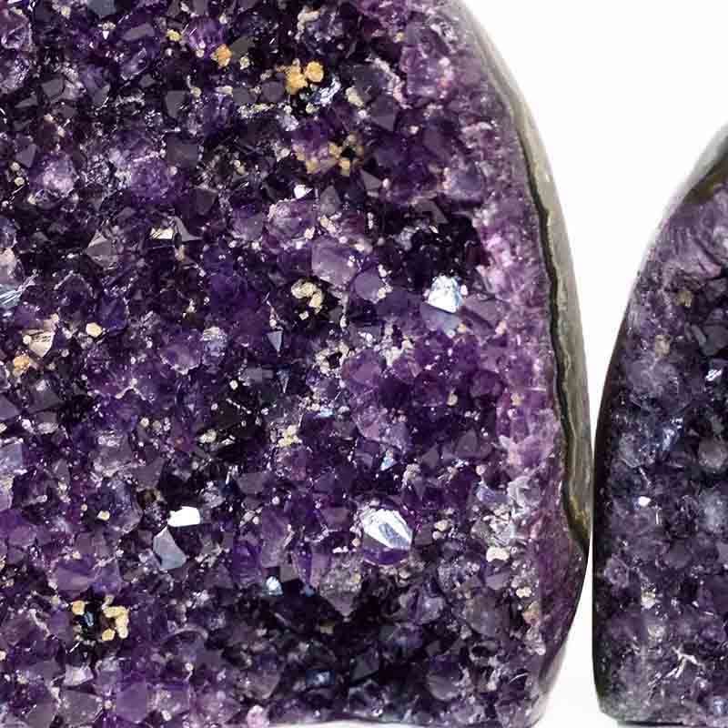 1.5kg Amethyst Crystal Geode Specimen Set 2 Pieces DS197 5 Amethyst Crystal Geode Specimen Set 2 Pieces DS197-2 | Himalayan Salt Factory