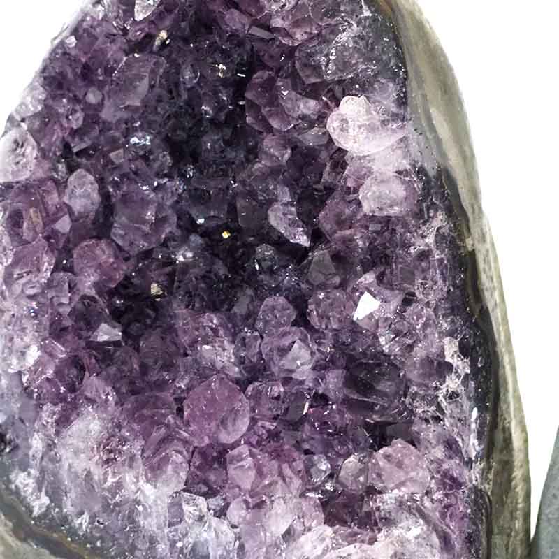 2.49kg Amethyst Crystal Geode Specimen Set 2 Pieces DS198 5 Amethyst Crystal Geode Specimen Set 2 Pieces DS198-2 | Himalayan Salt Factory