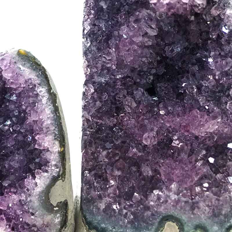 2.22kg Amethyst Crystal Geode Specimen Set 2 Pieces DS202 5 Amethyst Crystal Geode Specimen Set 2 Pieces DS202-2 | Himalayan Salt Factory