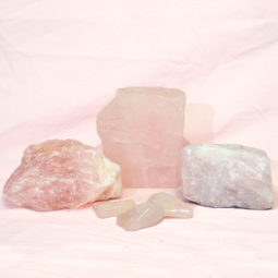 Divine Rose Quartz Crystal Set J303 | Himalayan Salt Factory