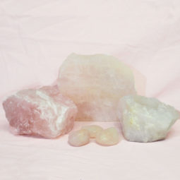 Divine Rose Quartz Crystal Set J304 | Himalayan Salt Factory