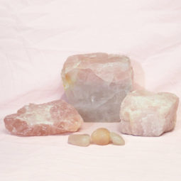 Divine Rose Quartz Crystal Set J306 | Himalayan Salt Factory