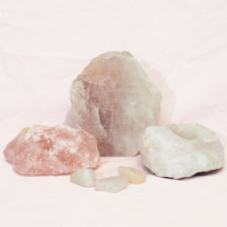 Divine Rose Quartz Crystal Set J313 | Himalayan Salt Factory
