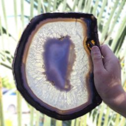 Natural Agate Plate J429-1 | Himalayan Salt Factory