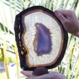 Natural Agate Plate J429-2 | Himalayan Salt Factory