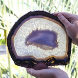 Natural Agate Plate J429 | Himalayan Salt Factory