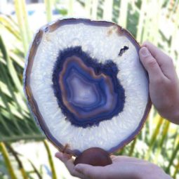 Natural Agate Plate J431-1 | Himalayan Salt Factory