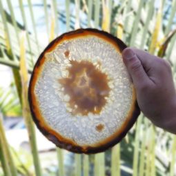 Natural Agate Plate J434 5 Natural Agate Plate J434 | Himalayan Salt Factory