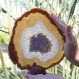 Natural Agate Plate J435-1 | Himalayan Salt Factory