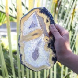 Natural Agate Plate J437 6 Natural Agate Plate J437 | Himalayan Salt Factory
