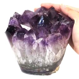 2.6kg Natural Amethyst Geode Cluster DJ522 7 Natural Amethyst Geode Cluster DJ522-2 | Himalayan Salt Factory