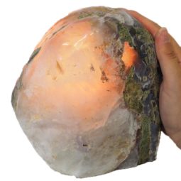 River Agate Crystal Lamp J548-1 | Himalayan Salt Factory