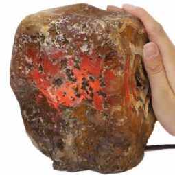 3.9kg River Agate Crystal Lamp J556 5 River Agate Crystal Lamp J556-1 | Himalayan Salt Factory