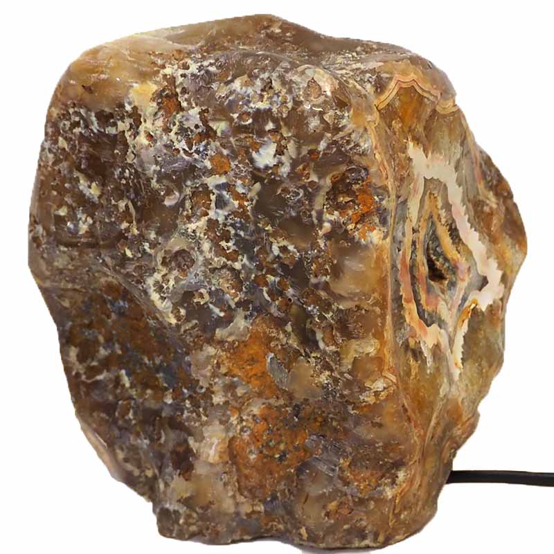 3.9kg River Agate Crystal Lamp J556 3 River Agate Crystal Lamp J556 | Himalayan Salt Factory
