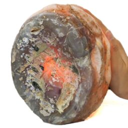 4.47kg River Agate Crystal Lamp J558 5 River Agate Crystal Lamp J558-1 | Himalayan Salt Factory
