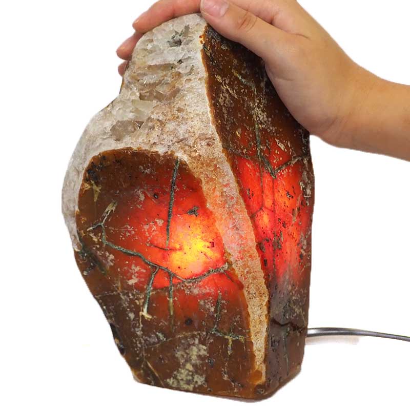 3.2kg River Agate Crystal Lamp J567 4 River Agate Crystal Lamp J567-1 | Himalayan Salt Factory