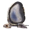 1.99kg Sliced Brazilian Agate Lamp and Mini Agate Crystal Geodes Set J220 2 Sliced Brazilian Agate Lamp and Mini Aagte Crystal Geodes Set J220 | Himalayan Salt Factory