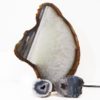 1.6kg Sliced Brazilian Crystal Agate Lamp Set 3 Pieces S426 2 Sliced Brazilian Crystal Agate Lamp Set 3 Pieces S426 | Himalayan Salt Factory