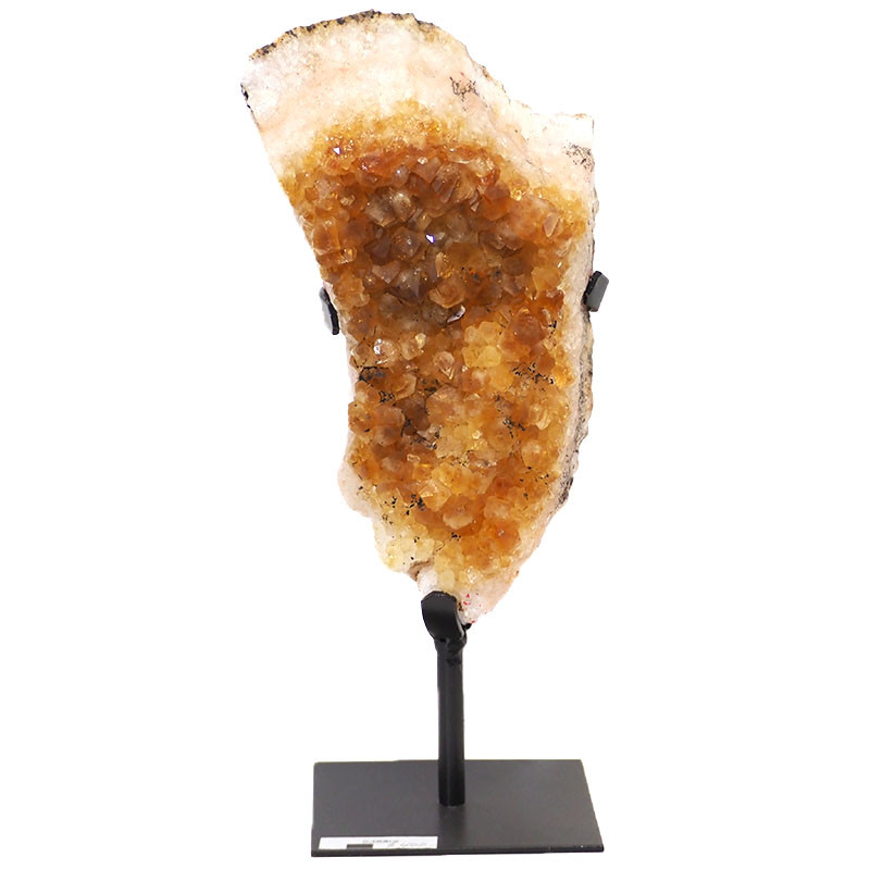 2.0kg Citrine Cluster With Custom Metal Stand DS263 4 2.0kg Citrine Cluster With Custom Metal Stand DS263 | Himalayan Salt Factory
