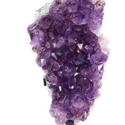 Amethyst Cluster With Custom Metal Stand DS207-2 | Himalayan Salt Factory