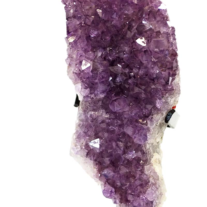 1.08kg Amethyst Cluster With Custom Metal Stand DS209 3 Amethyst Cluster With Custom Metal Stand DS209-2 | Himalayan Salt Factory