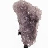 1.36kg Amethyst Cluster With Custom Metal Stand DS212 2 Amethyst Cluster With Custom Metal Stand DS212 | Himalayan Salt Factory