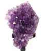 1.68kg Amethyst Cluster With Custom Metal Stand DS214 1 Amethyst Cluster With Custom Metal Stand DS214 | Himalayan Salt Factory