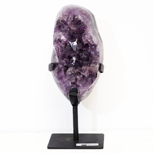 Amethyst Cluster With Custom Metal Stand DS217-2 | Himalayan Salt Factory