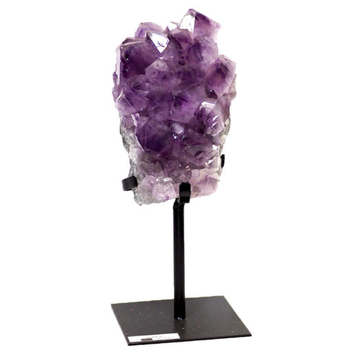 Amethyst Cluster With Custom Metal Stand DS218-1 | Himalayan Salt Factory