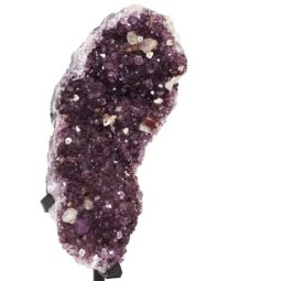 Amethyst Cluster With Custom Metal Stand DS225-1 | Himalayan Salt Factory