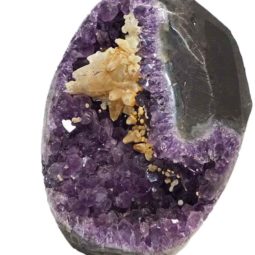 Amethyst Geode On Metal Stand DJ586-1 | Himalayan Salt Factory