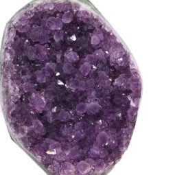 Amethyst Geode On Metal Stand DJ593-1 | Himalayan Salt Factory