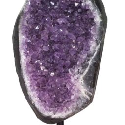 Amethyst Geode On Metal Stand DJ599-1 | Himalayan Salt Factory