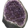1.314kg Amethyst Cluster With Custom Metal Stand DJ601 2 Amethyst Geode On Metal Stand DJ601-1 | Himalayan Salt Factory