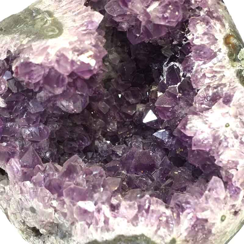1.629kg Amethyst Cluster With Custom Metal Stand DJ602 3 Amethyst Geode On Metal Stand DJ602-1 | Himalayan Salt Factory | Himalayan Salt Factory