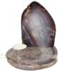 Agate Crystal Lamp With Brazilian Crystal Agate Plate J667