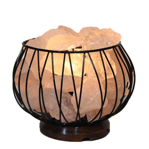 Clear Quartz Rocks Relaxing Amore Lamp-2