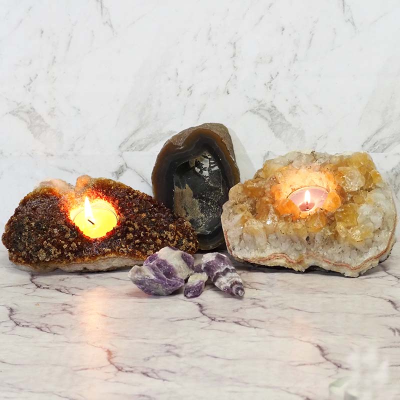2.82Kg Crystal Balancing Set J791 4 Crystal Balancing Set J791 | Himalayan Salt Factory